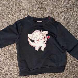 Cat & Jack Black Sweatshirt Cozy Hoodie